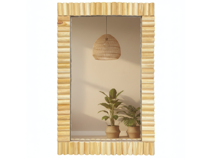 Nástenné zrkadlo Boho 55CM KLNA-MR01
