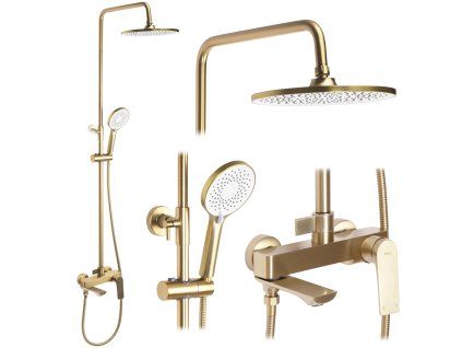 Sprchový set REA AVALON GOLD BRUSH
