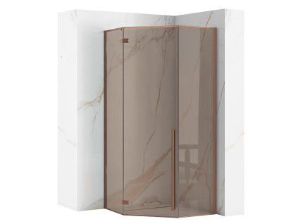 Sprchovací kút REA DIAMOND 90x90 COPPER BRUSH