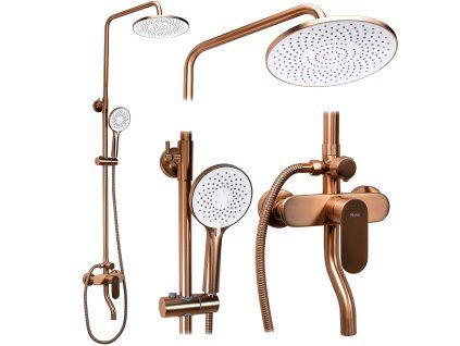 Sprchový set REA DROP Brush Copper