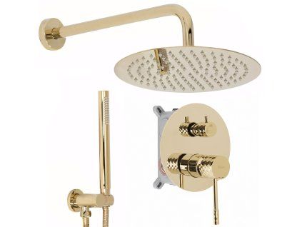 Podomietková sprchová súprava Rea Lungo Diamond Gold + BOX