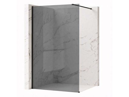 Sprchová zástena Rea Flexi Grey / Black 140