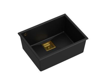 granitový drez DAVID 50 Black