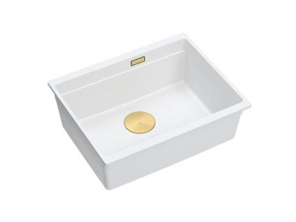 granitový drez Logan 100 White