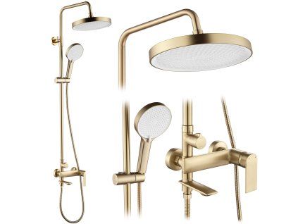 Sprchový set REA Veneta Brush Gold