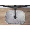 Rea Livia Stone umývadlo na dosku 47 x 34 cm, sivá, REA-U3800
