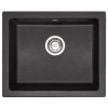 Rea Nels 1-komorový kuchynský drez, čierna žula, ZLE-00114