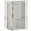 Sprchovací kút REA PUNTO 80x100 Gold