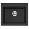 Rea West XL 1-komorový kuchynský drez, čierna škvrnitá, ZLE-00136