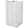 Mexen Rio sprchový kút štvorcový 90 x 90 cm, námraza, profil chróm -  860-090-090-01-30