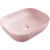 Mexen Rosa umývadlo na dosku 50 x 40 cm, ružové matné - 21095044