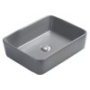 Mexen Catia umývadlo na dosku 48 x 37 cm, svetlošedé matné - 21314861