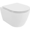Mexen Carmen Tornado WC misa bez okrajov so štíhlym voľne stojacim sedadlom, duroplast, biely lesk - 30880300T