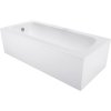 Obdĺžniková vaňa Mexen Vega 170 x 70 cm s krytom, biela - 55011707000X