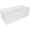 Voľne stojaca vaňa Mexen Nita 170 x 80 cm, biela, prepad z brúseného zlata - 52091708000-55