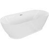 Mexen Roxy voľne stojaca vaňa 180 x 85 cm, biela, prepad chróm - 51201808500-01