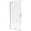 Mexen Velar 2-krídlová posuvná vaňová zástena 90 x 150 cm, matná, chróm - 896-090-000-31-01