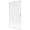 Mexen Velar L posuvná 2-krídlová vaňová zástena 100 x 150 cm, matná, biela - 896-100-003-31-20