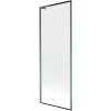 Mexen Next L 1-krídlová vaňová zástena 70 x 150 cm, čierny dizajn, pištoľový kov - 895-070-000-03-70-95