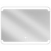 Mexen Nida osvetlené kúpeľňové zrkadlo 80 x 60 cm, LED 6000K, antipar - 9806-080-060-611-00