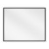 Obdĺžnikové kúpeľňové zrkadlo Mexen Loft 50 x 40 cm, čierny rám - 9852-050-040-000-70