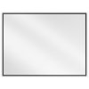 Obdĺžnikové kúpeľňové zrkadlo Mexen Loft 80 x 60 cm, čierny rám - 9852-080-060-000-70