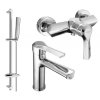 Mexen Sabre DB72 sprchová súprava, chróm - 72104DB72-00