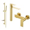 Mexen Zero DF70 sprchová súprava, zlatá - 71114DF70-50