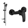 Mexen Fabia DF62 sprchová batéria so sprchovou sadou, čierna- 74654DF62-70