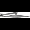 Mexen Slim sprchová hlavica - tropický dážď 25 x 25 cm so sprchovým ramenom, šedá/grafit - 79125112-66