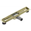 Mexen Flat sprchový žľab bez krytu 50 cm, zlatý - 1515050