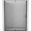 Mexen Exo výklopné sprchové dvere 130 cm, transparentné, čierne - 819-130-000-70-00
