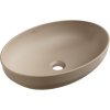Mexen Cornelia umývadlo na dosku 50 x 37 cm, cappuccino mat - 21885064