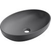 Mexen Cornelia umývadlo na dosku 50 x 37 cm, tmavo sivá matná - 21885071