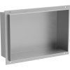 Mexen X-Wall-NR zapustená polica bez príruby 30 x 20 cm, inox - 1911302010