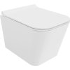 Mexen Teo Tornado WC misa bez okrajov so štíhlym voľne stojacim sedadlom, duroplast, biely lesk - 30850700T
