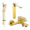Kúpeľňová súprava Mexen Alexa DQ40, zlatá - 71213DQ40-50
