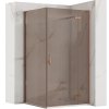 Sprchová kabína REA Hugo 90x90 Copper štetcová