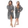 Dámsky župan Fluffy grey S/M