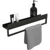 Kúpeľňová polica SF01 60cm black matt