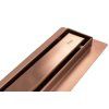 Odtokový žľab NEO Slim Pro brushed copper 70