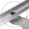 Rea Neox Superflow sprchový žľab 80 cm, brúsená oceľ, REA-G2707