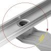 Rea Neox Superflow sprchový žľab 90 cm, brúsená oceľ, REA-G2708