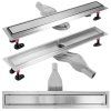 Rea Neox Superflow sprchový žľab 90 cm, brúsená oceľ, REA-G2708
