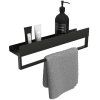 Kúpeľňová polica SF01 45cm black matt