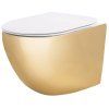 Závesné WC Rea Carlo Mini Tornado NF WHITE GOLD