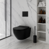 Závesné WC Rea Carlo Mini Tornado NF BLACK MATT