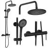 Sprchový set Rea Foss Clif Black