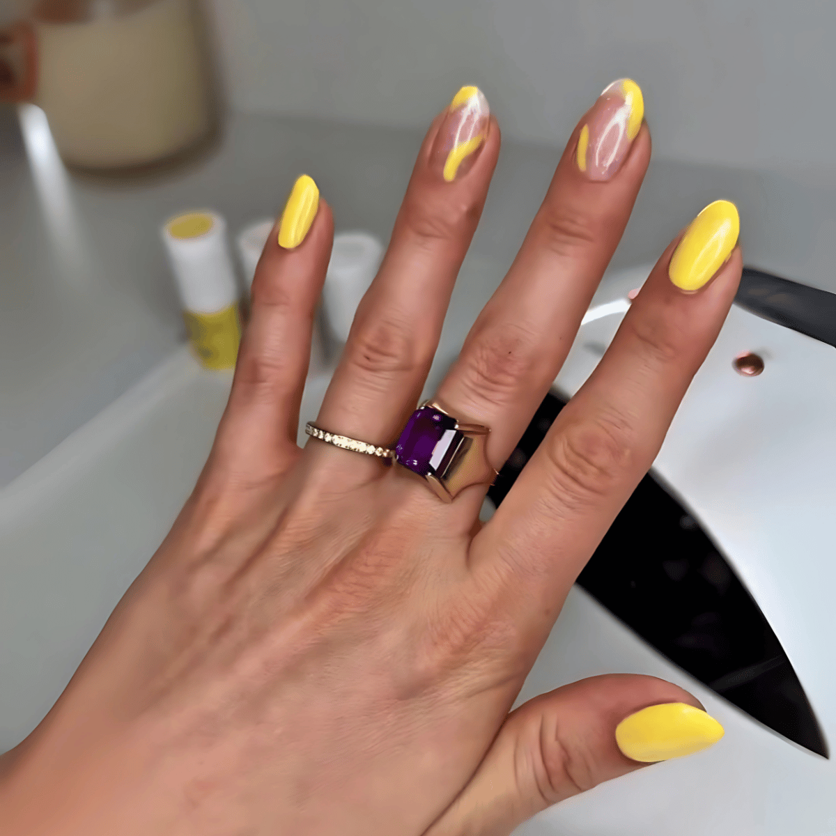 🌞 LETNÍ NAIL ART TUTORIAL v barvách slunce