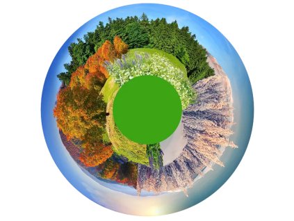 375 obrazovy disk magneticky lesni panorama pro led graficky projektor